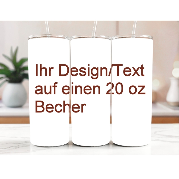 20 oz Tasse mit individuellem Design